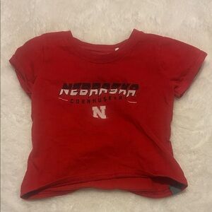 Nebraska Cornhuskers Kids Red Short Sleeve Tee